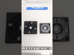 Disco de recorte de casco de alta dureza Cuatro cuchillas de aleación de aluminio para vaca y caballo