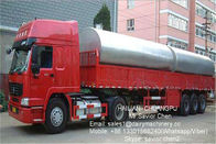 Capacidad del transporte 10000L del tanque del camión de la leche del tanque del enfriamiento de la leche del equipo de lechería