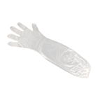 Household 60cm longitud del brazo guantes de plástico de un solo uso