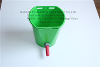 Cubo verde con 8 litros, cubo de alimentación de la alimentación de los repuestos de la ordeñadora del becerro