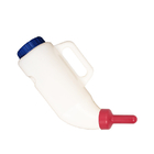Pequeña botella de alimentación del becerro del PE 4l color blanco categoría alimenticia de goma natural